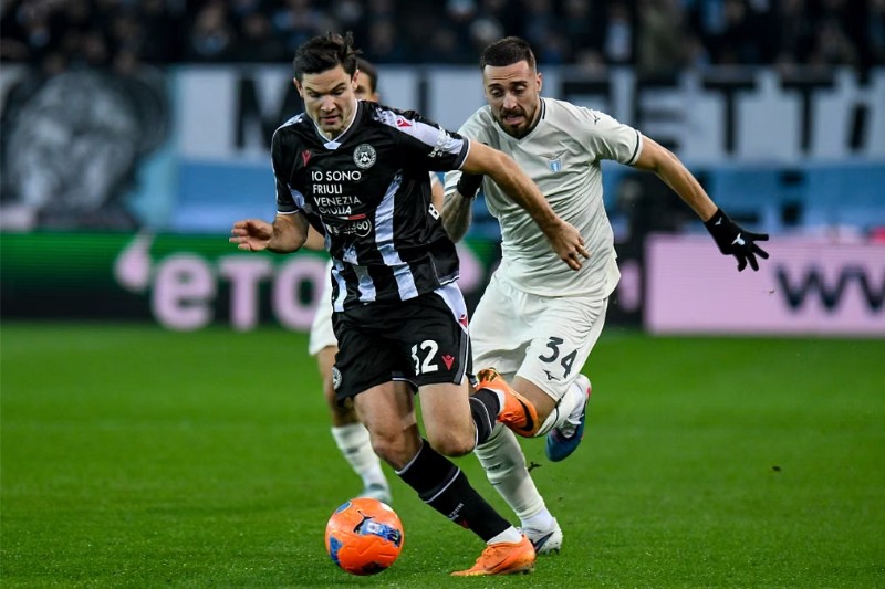 Udinese đại chiến với Lazio